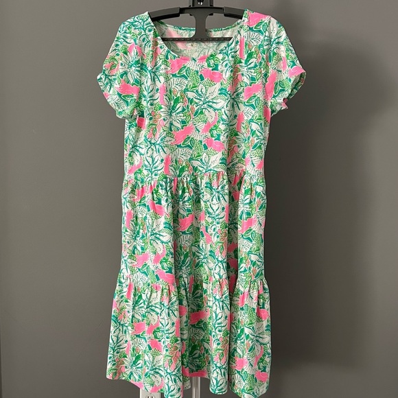 Lily Pulitzer Geanna Just Wing It Tiered Dress - Picture 3 of 8